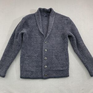 Barefoot Dreams Sweater Mens Medium CozyChic Shawl Cardigan Soft Knit Button
